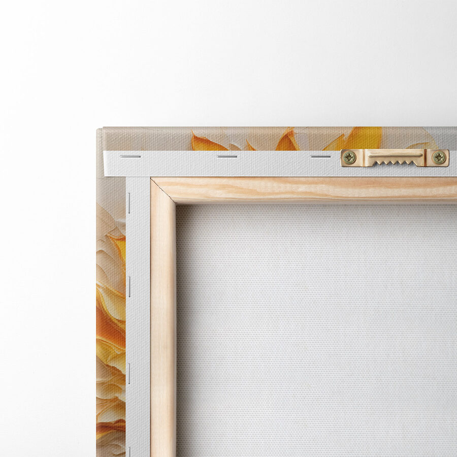 Peinture de tournesols sur une surface blanche