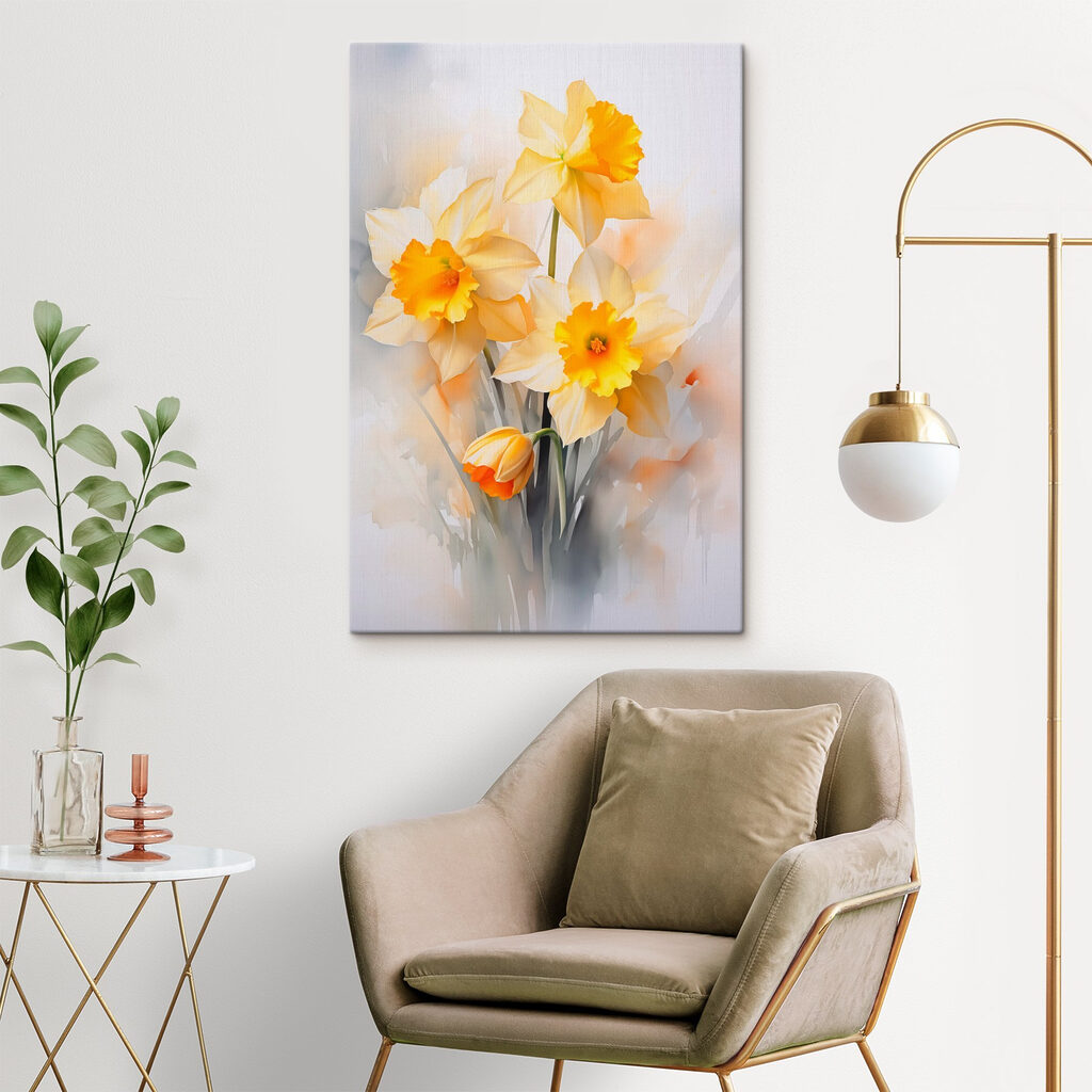 Group of yellow and white flowers