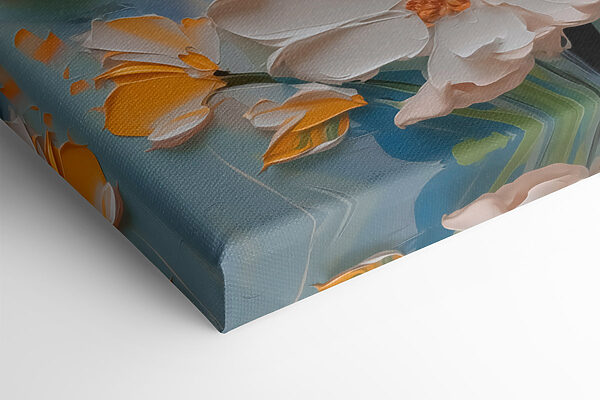 Peinture de fleurs sur un mur Peinture de fleurs sur un mur