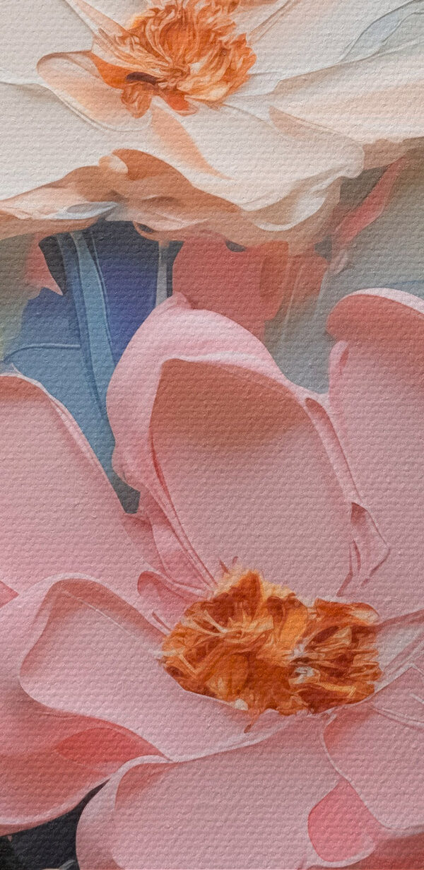 Peinture de fleurs sur un mur Peinture de fleurs sur un mur