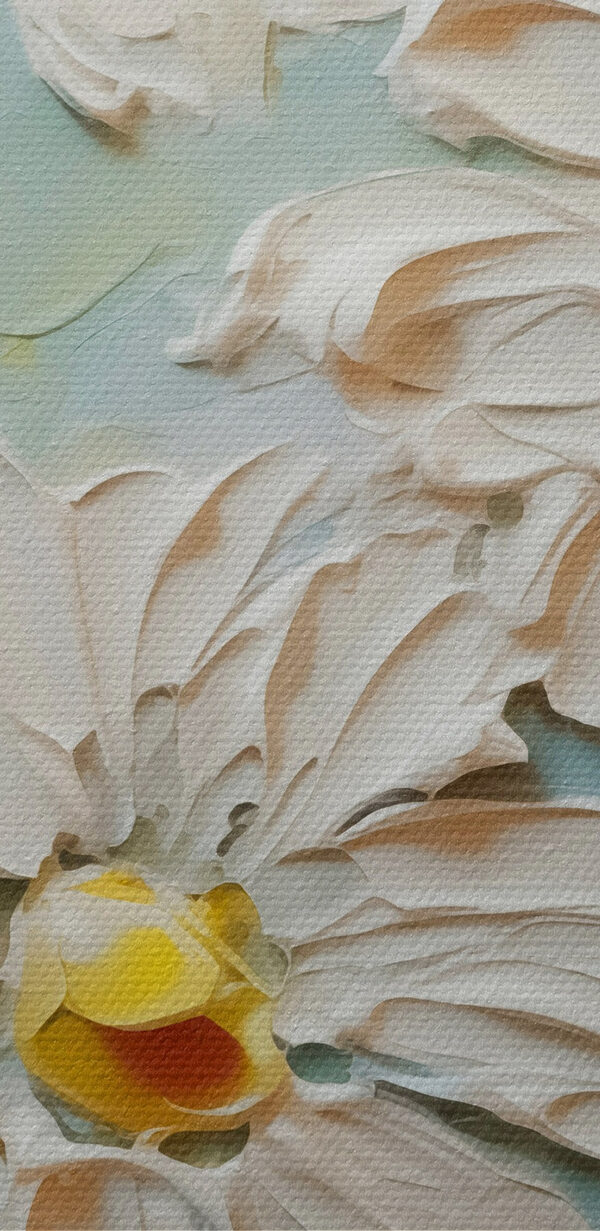 Peinture de fleurs blanches Peinture de fleurs blanches
