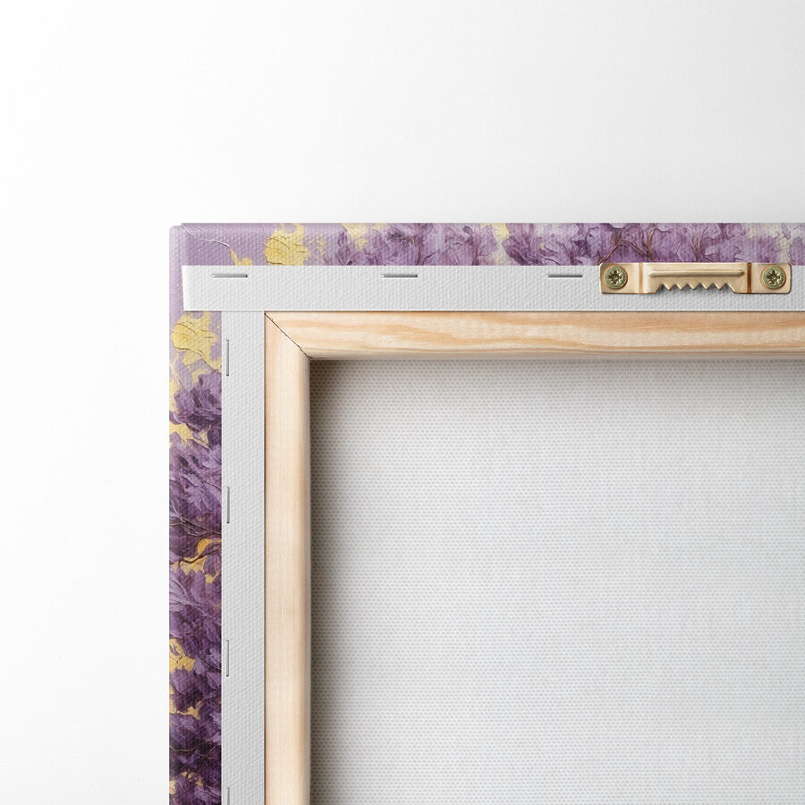 Peinture d'un arbre aux feuilles violettes Peinture d'un arbre aux feuilles violettes