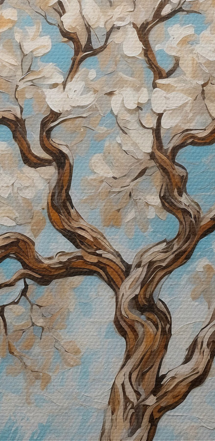Peinture d'un arbre