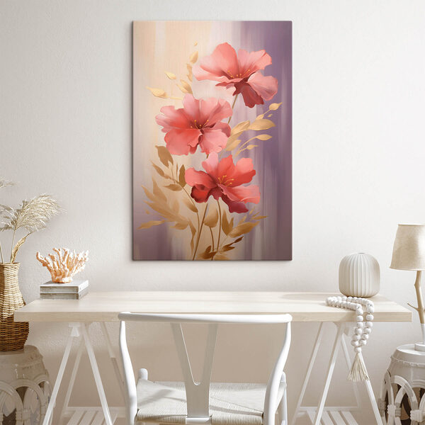 Peinture de fleurs roses Peinture de fleurs roses