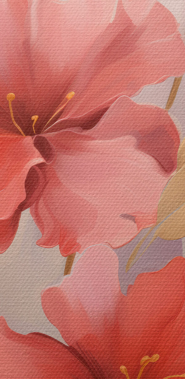 Peinture de fleurs roses Peinture de fleurs roses