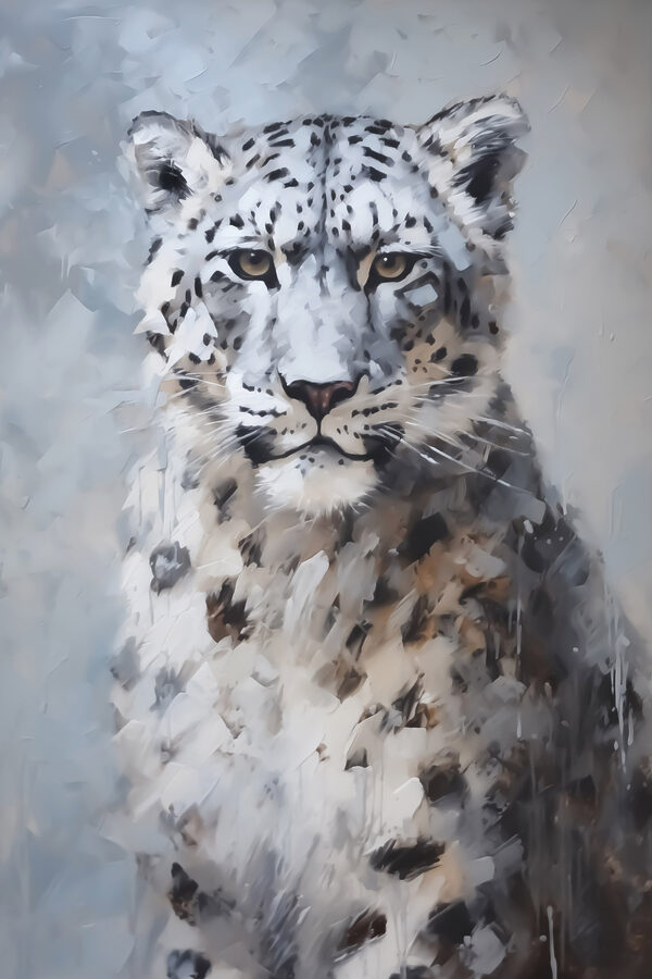 Peinture d'un léopard Peinture d'un léopard