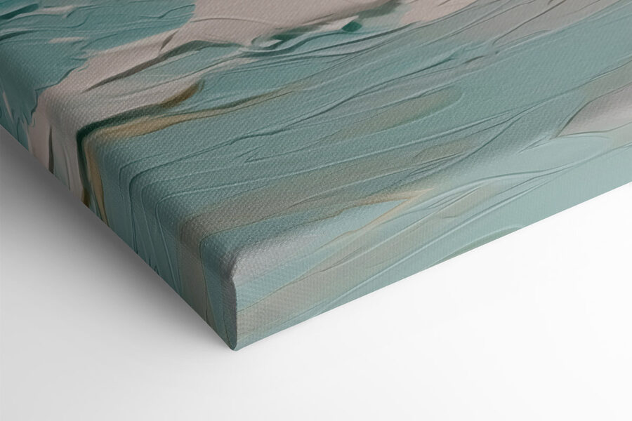 Peinture d'une plage et d'un océan Peinture d'une plage et d'un océan
