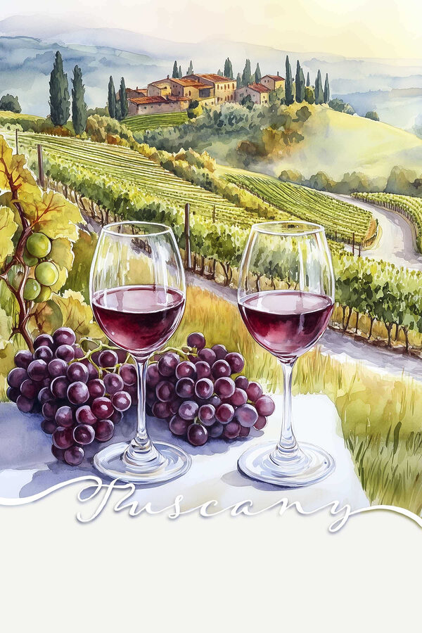 Verres à vin et raisins sur une table Verres à vin et raisins sur une table