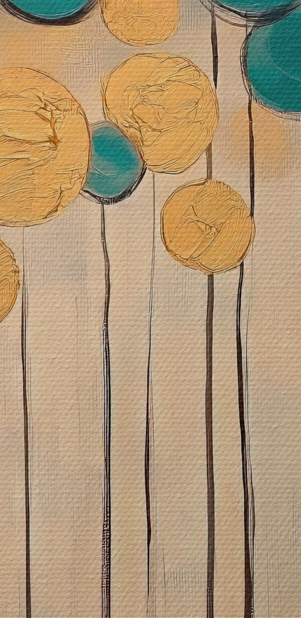 Des cercles vibrants dans des couleurs apaisantes Des cercles vibrants dans des couleurs apaisantes
