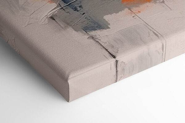 Peinture bleue et orange Peinture bleue et orange