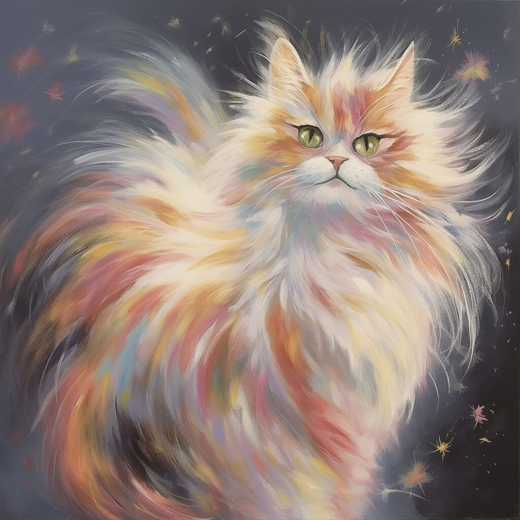 Cat with long hair Cat with long hair