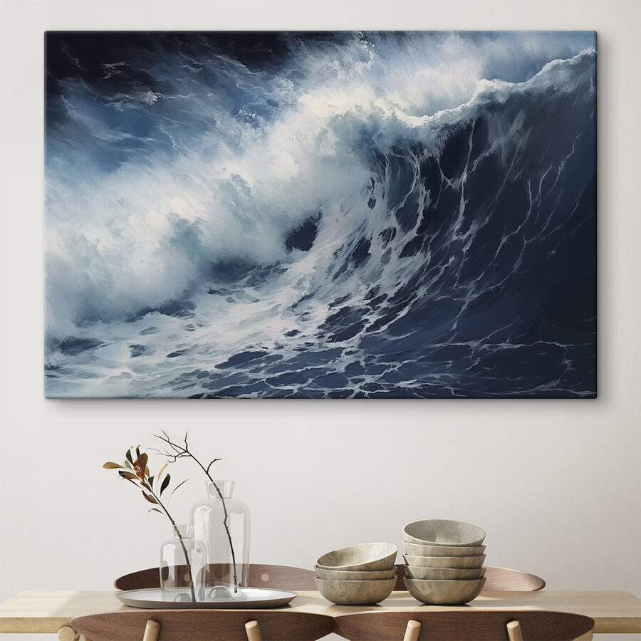 Tableaux Grande vague dans l'océan