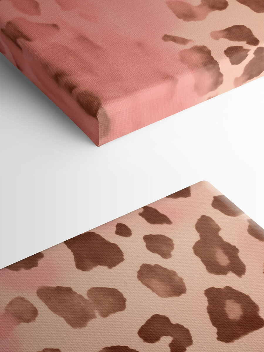 Peau d'animal tachetée de rose et de brun Peau d'animal tachetée de rose et de brun