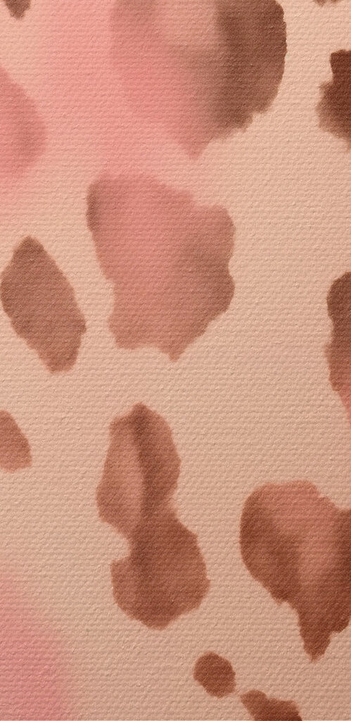 Pink and brown spotted animal skin