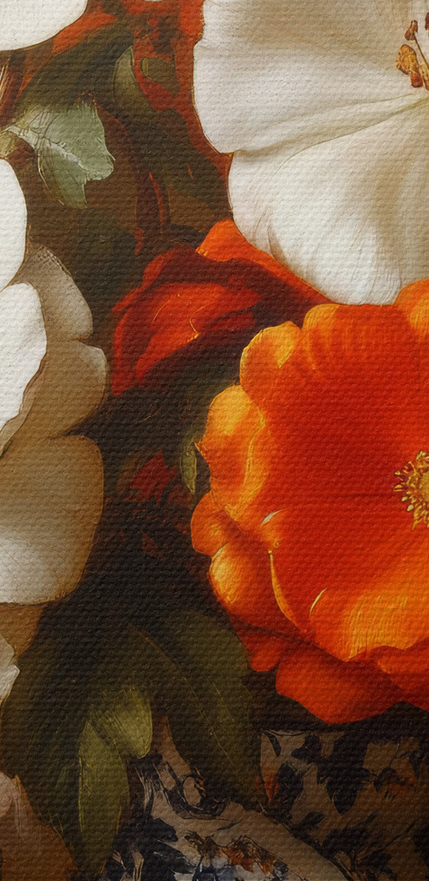 Peinture de fleurs dans un vase Peinture de fleurs dans un vase