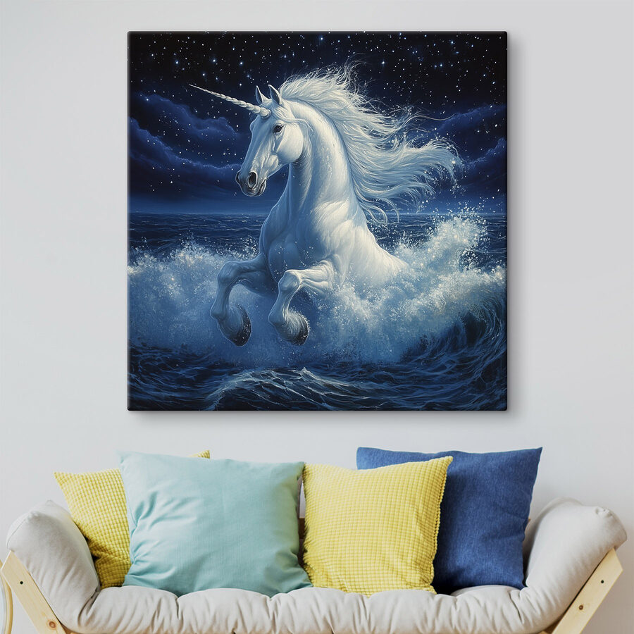 Licorne dans l'eau