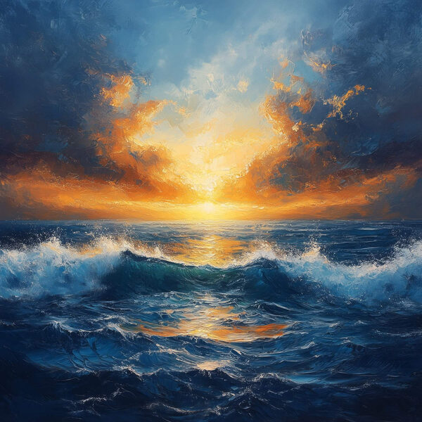 Coucher de soleil sur l'océan Coucher de soleil sur l'océan