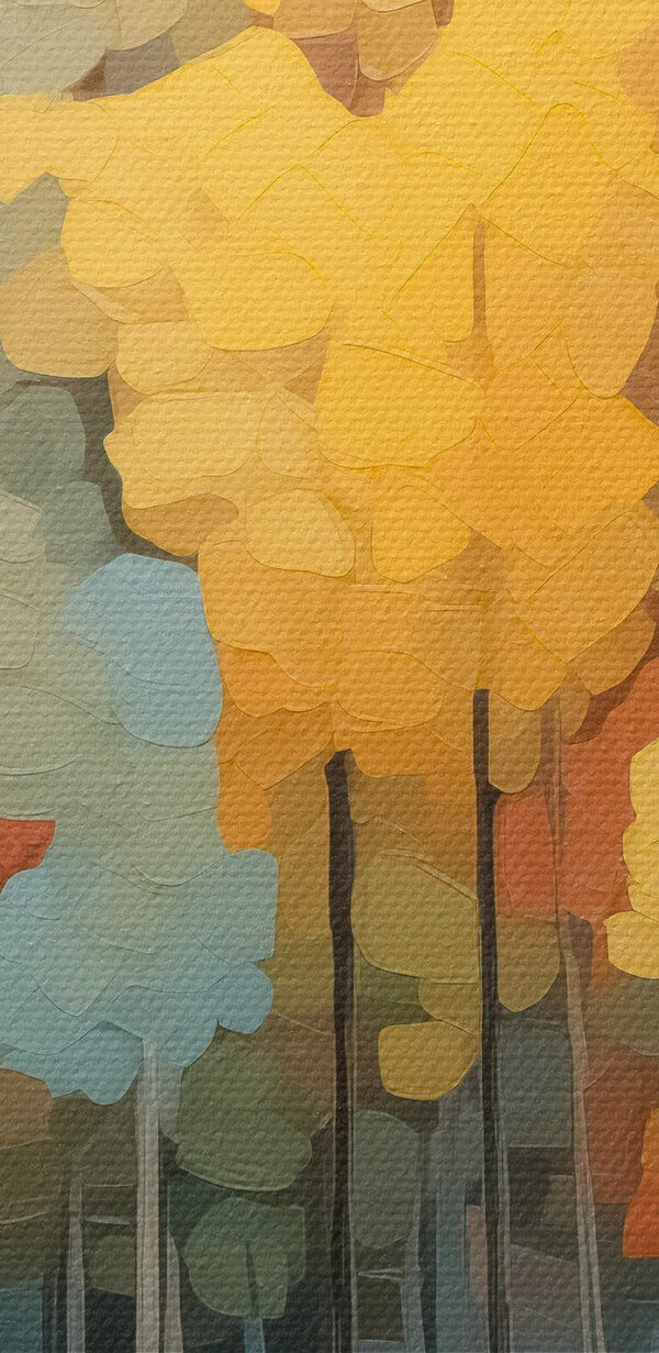 Peinture d'arbres par l'eau Peinture d'arbres par l'eau