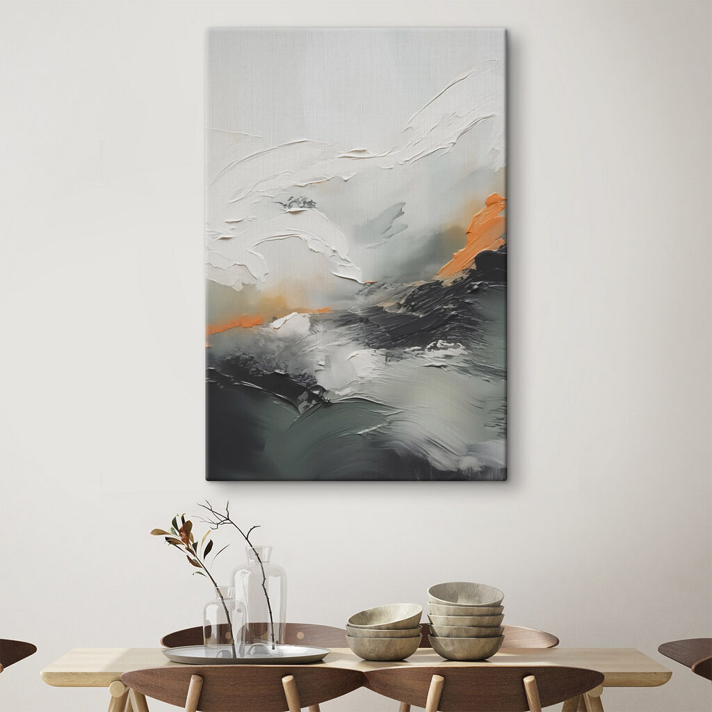 Painting of a mountain Painting of a mountain