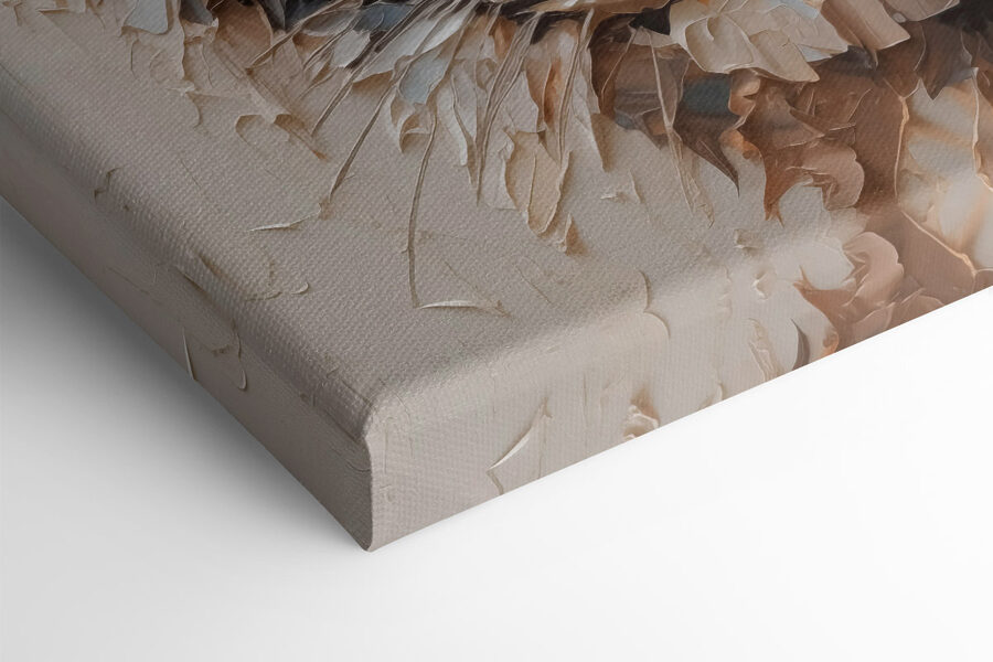 Tigre peint sur une surface blanche Tigre peint sur une surface blanche