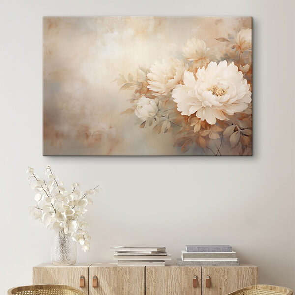 Peinture de fleurs sur un mur Peinture de fleurs sur un mur