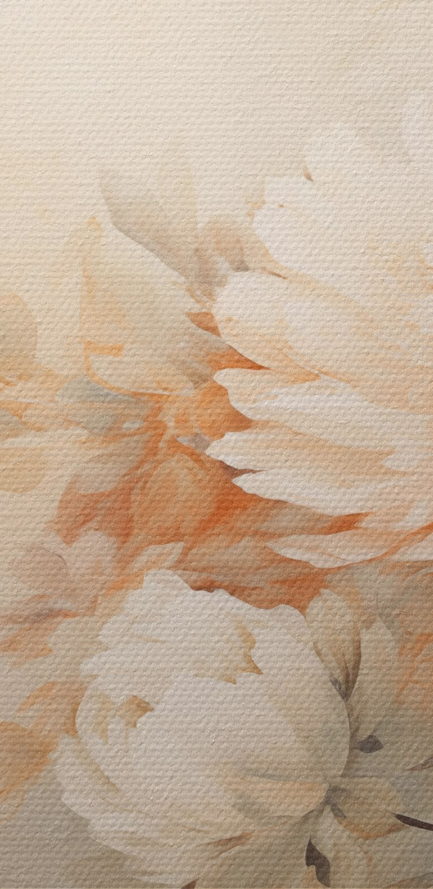 Peinture de fleurs sur un mur