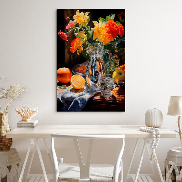 Nature morte aux fleurs et aux fruits Nature morte aux fleurs et aux fruits