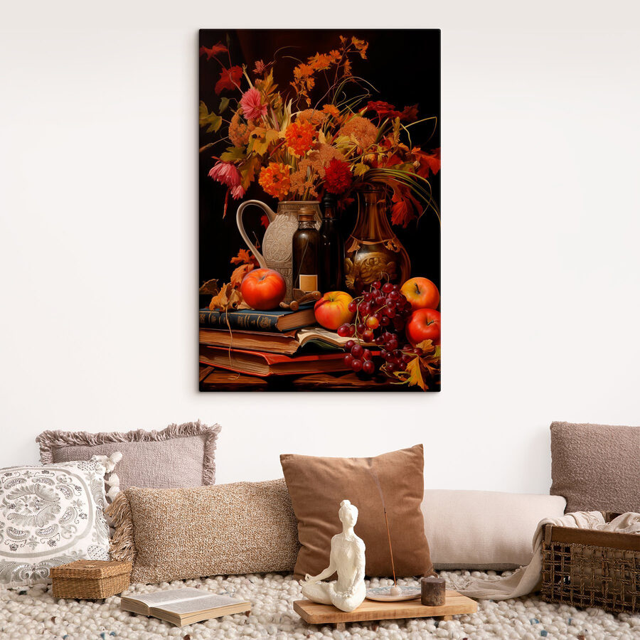 Nature morte aux fruits et aux fleurs