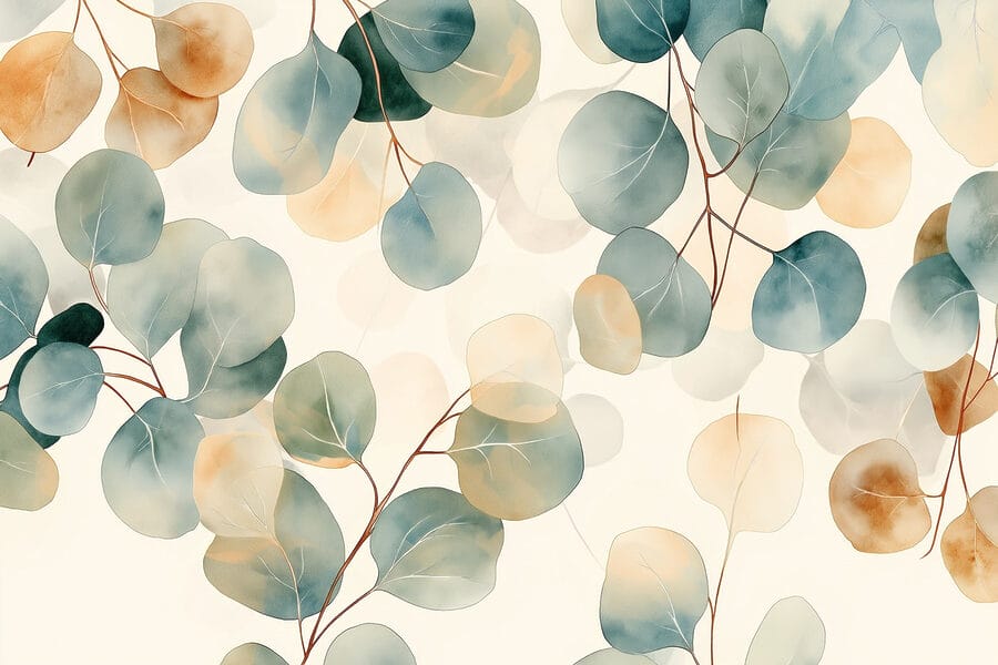 Palette de couleurs calmes et apaisantes de la nature.