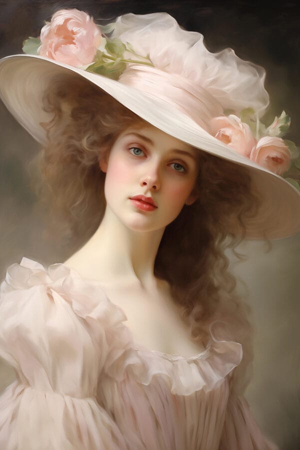 Woman in a hat