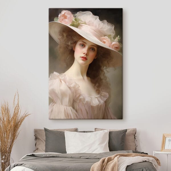 Femme au chapeau Tableaux Femme au chapeau