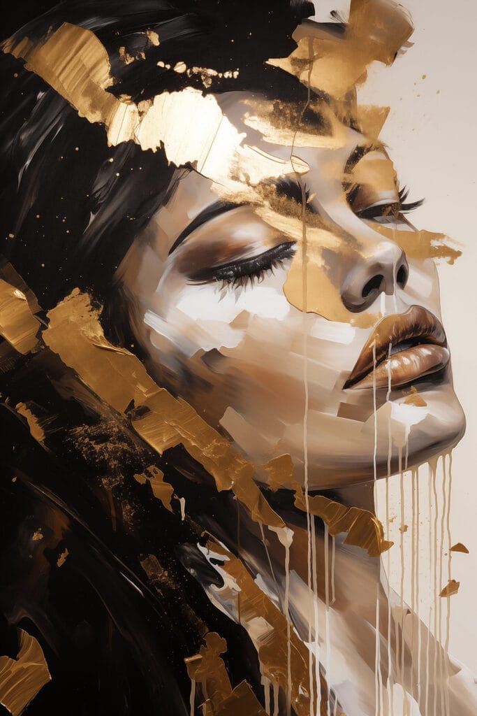 Ethereal beauty in vibrant textures