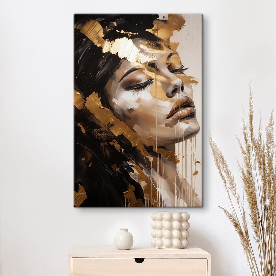 Une beauté éthérée dans des textures vibrantes
