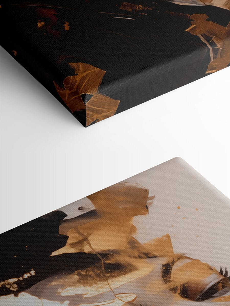 Une beauté éthérée dans des textures vibrantes