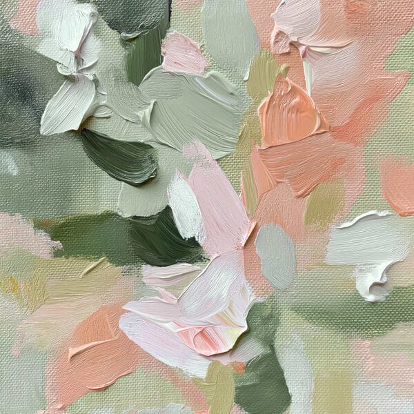 Soft pastels blend on textured canvas Soft pastels blend on textured canvas
