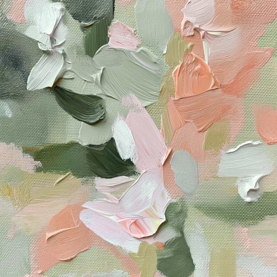 Soft pastels blend on textured canvas Soft pastels blend on textured canvas