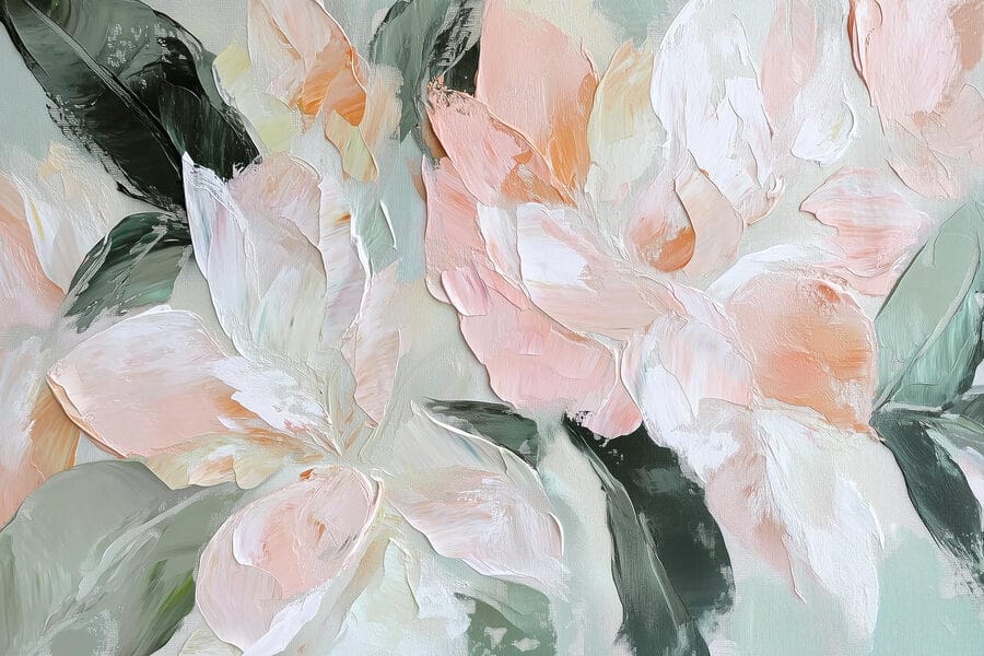 Peinture de fleurs sur toile Peinture de fleurs sur toile
