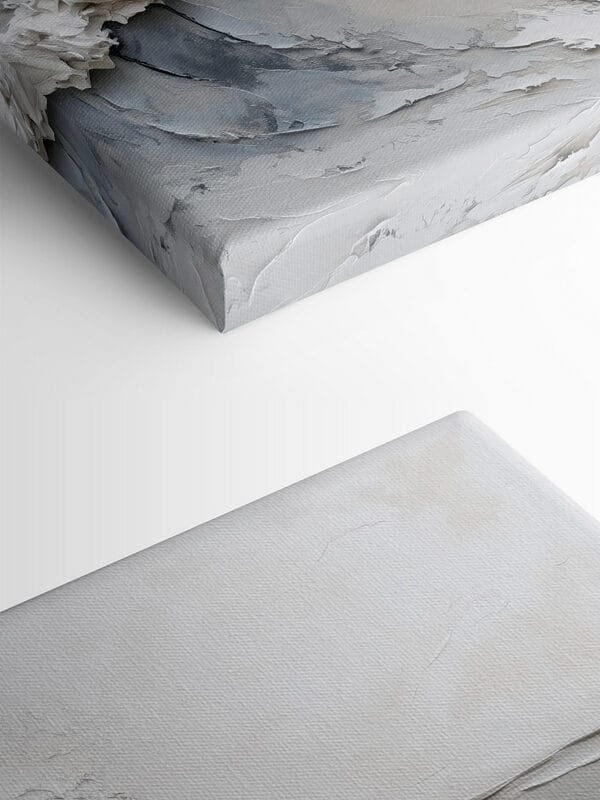 Vague blanche sur une surface blanche Vague blanche sur une surface blanche
