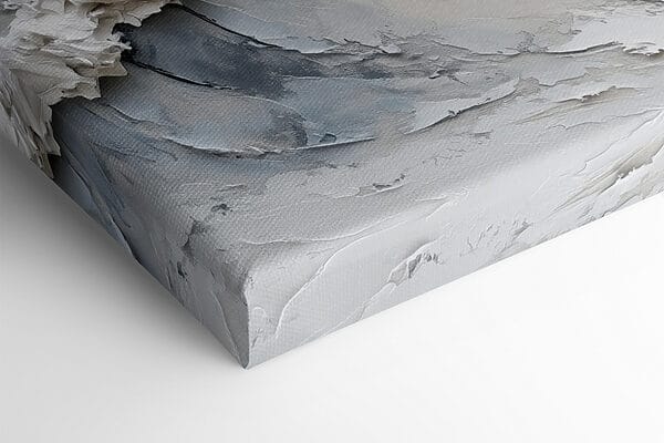 Vague blanche sur une surface blanche Vague blanche sur une surface blanche