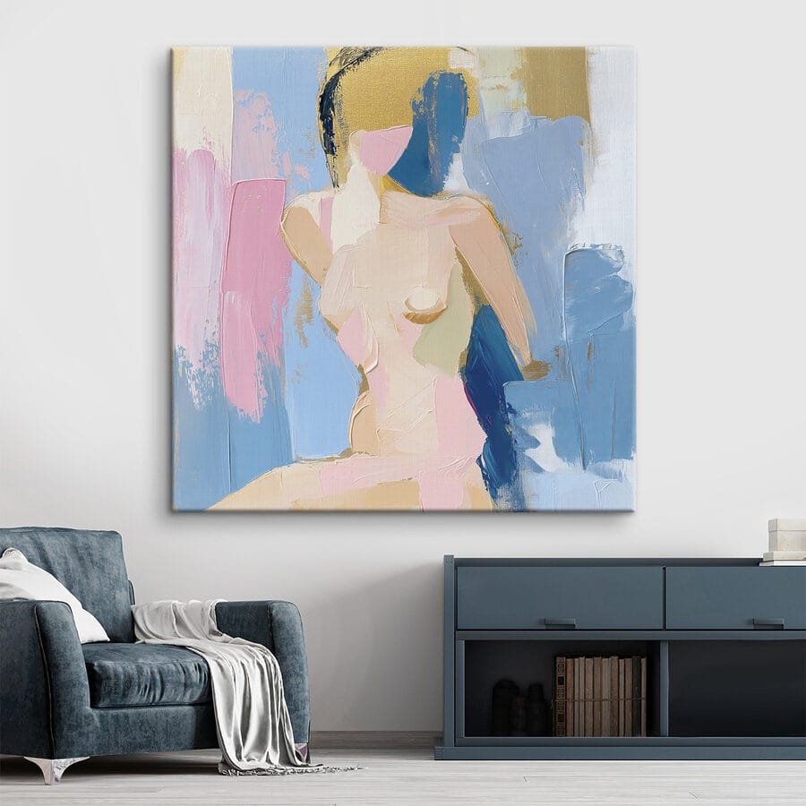 Peinture d'une femme