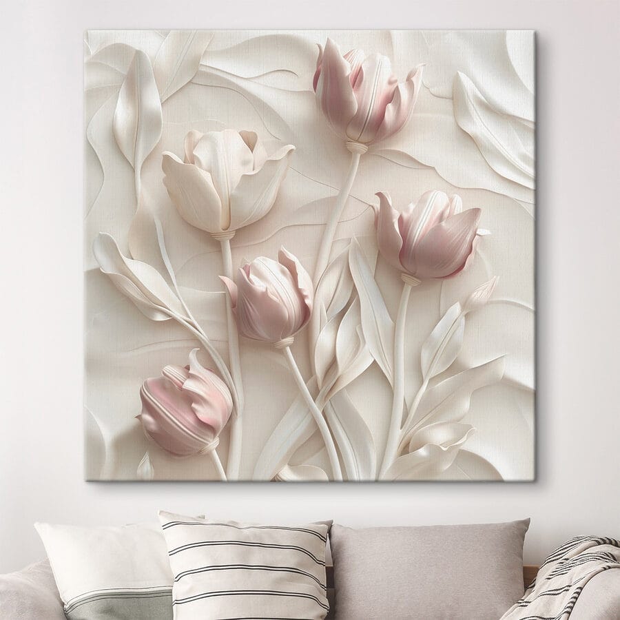 Groupe de fleurs blanches
