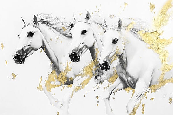 Groupe de chevaux blancs en train de courir s42617p 600x400 - Groupe de chevaux blancs en train de courir