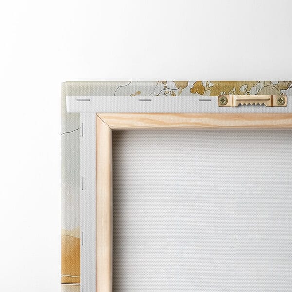 Aquarelle de deux tasses de café et d'un croissant sur une table Aquarelle de deux tasses de café et d'un croissant sur une table