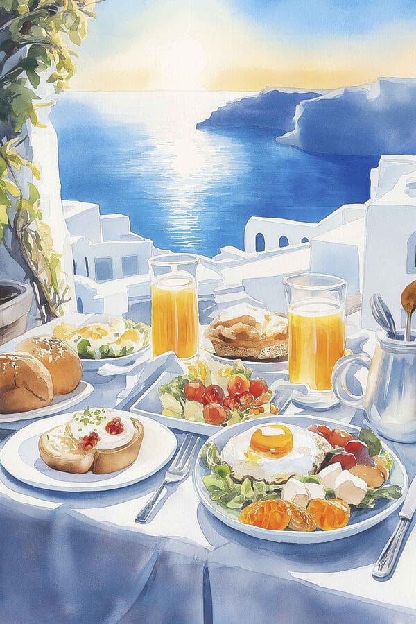 Table avec de la nourriture et des boissons Table avec de la nourriture et des boissons