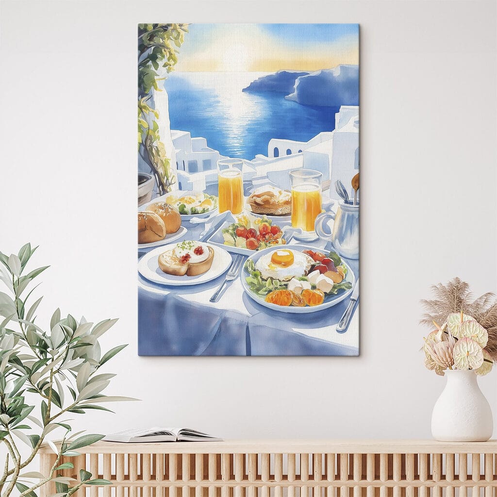 Table with food on it and drinks on it