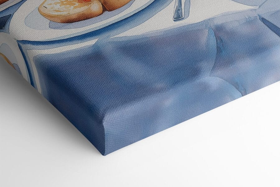 Table avec de la nourriture et des boissons