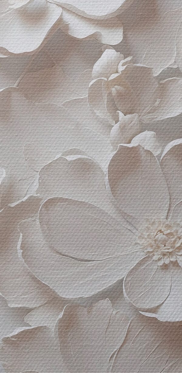 Fleur blanche sur une surface blanche Fleur blanche sur une surface blanche