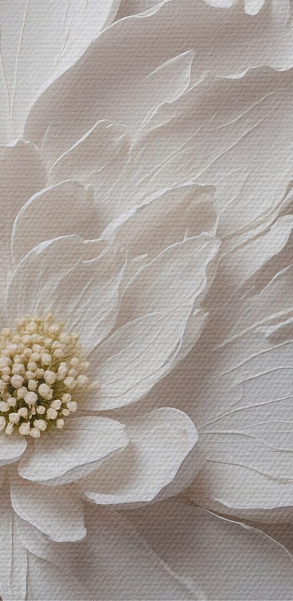 Fleur blanche en papier Fleur blanche en papier