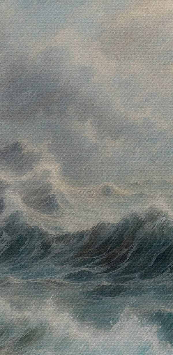Peinture de vagues dans l'océan Peinture de vagues dans l'océan