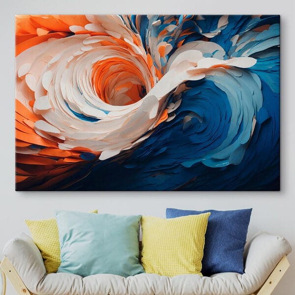 Couleurs vives et tourbillonnantes en mouvement Couleurs vives et tourbillonnantes en mouvement